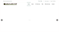 Desktop Screenshot of dublinlawnturf.ie