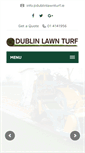 Mobile Screenshot of dublinlawnturf.ie